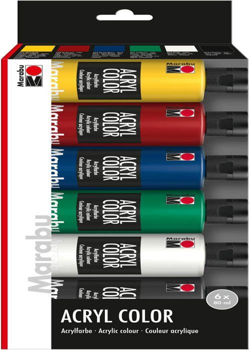 Carton De 6 Flacons De 500ml De Gouache Concentrée MAJUSCULE 4 Peignes Effet Carton De 6 Flacons De 500ml De Gouache Concentrée MAJUSCULE 4 Peignes Effet