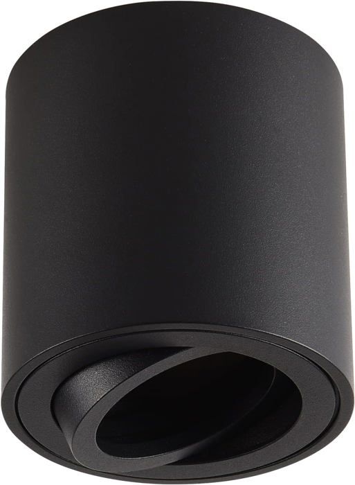 Schiele Spots de Plafond Carré, Plafonnier 4 Spots GU10, Spot Noir Plafond Pivotants Luminaire Spot, Plafonnier Spot Orientable 350°, Applique Plafond pour Cuisine, Salon, Chambre, Sans Ampoule