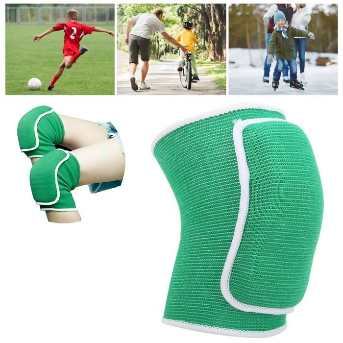 Genouillères OUDQFCJ Unisexes – élastiques, Douces, Antidérapantes, Pour Danse, Foot, Volley, Basket, Yoga, Avec Double Sangle De Compression