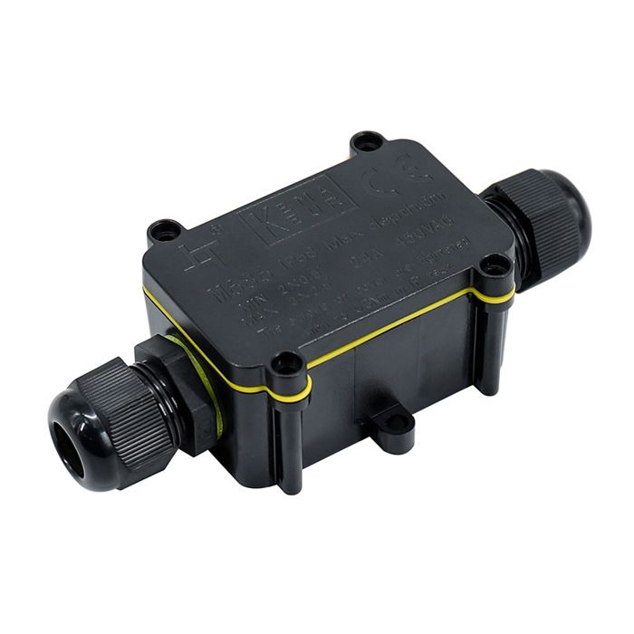 boîtes de jonction étanche IP68 connecteur déclairage extérieur de boîte de jonction à 2 voies 4 mm à 11 mm