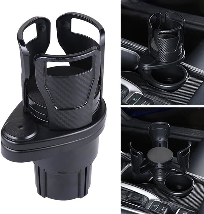 Porte-gobelet Rotatif 360° Pour Poussette, Vélo, Fauteuil Roulant - Noir