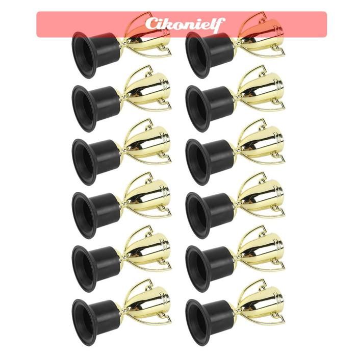 Mini Trophées,9Pcs Plastic Gold Trophy Award,Petit Trophée