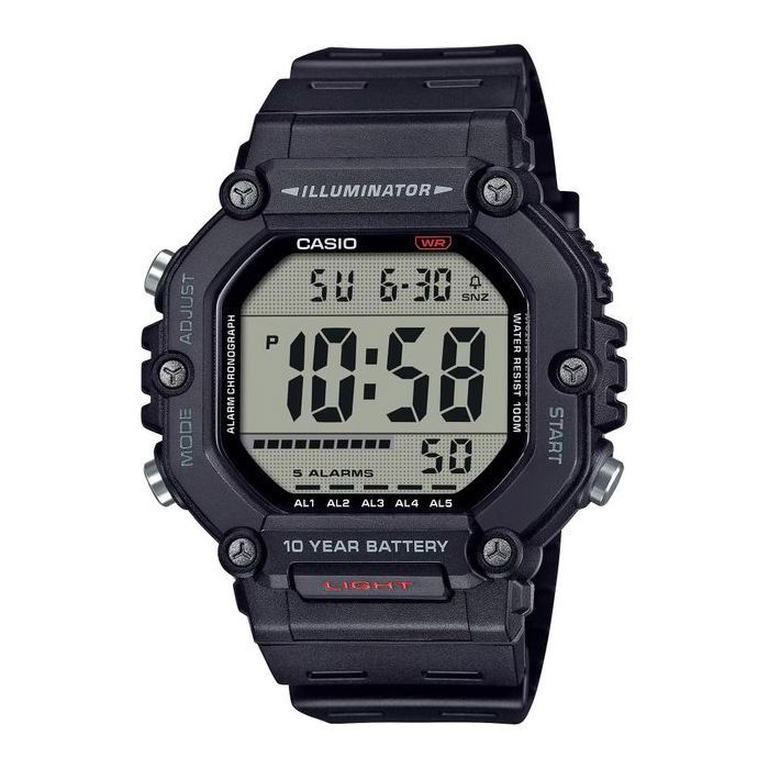 Montre sport - Casio - AE-1600H-1AV - Autonomie 10 ans - Étanchéité 100m - Digital