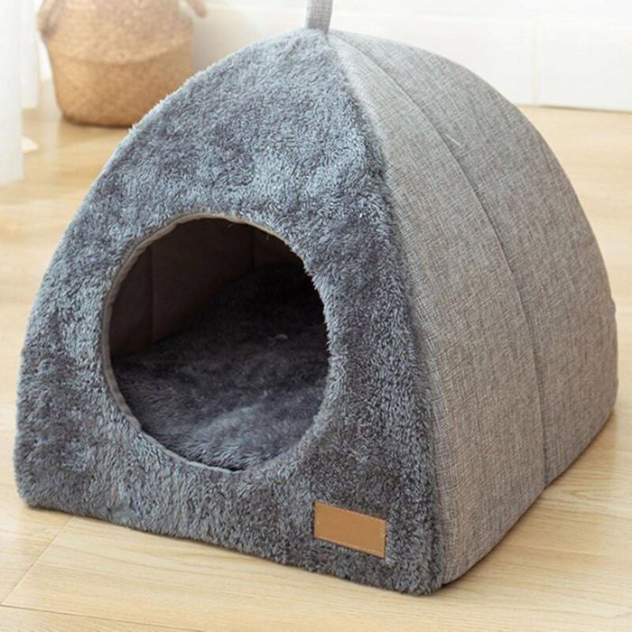 Comparer les prix de Nid De Chat Niche De Chat Interieur Lit Chat Intérieur Maison De Chat Tente De Chat De Lit De Chaton Lit De Grotte  Étiquette