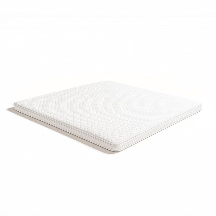 Surmatelas - THE WHITE STONE - White Stone 180x200 cm - Mémoire de forme 5 cm - Hypoallergénique - Housse lavable