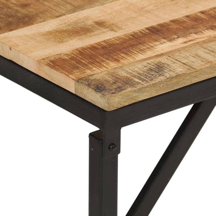 Black Friday Banc salon - JILL - Banquette/Coffre - 160x35x46 cm - bois massif de manguier BB294