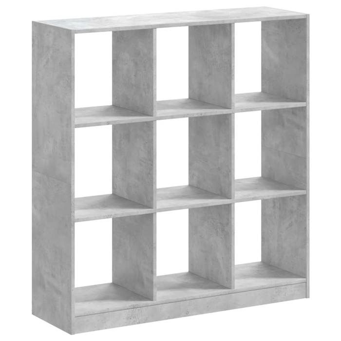 SALE 2026Bibliothèque - Colonne/Meuble Étagère de rangement pour livres - gris béton 102x32x108cm - bois dingénierie 32.4 Kg 2012