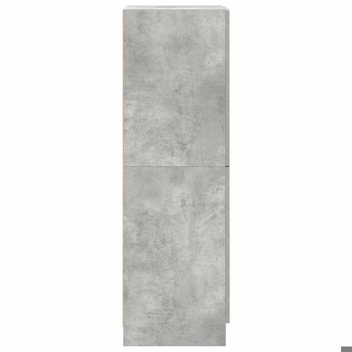 Moderne Placard/Armoire de cuisine SWEETY Meuble bas de rangement gris béton 38x415x1315 cm bois ingénierie BB2355