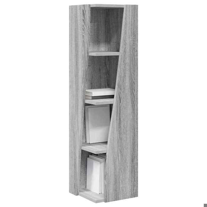 (Vente chaude) Meuble dangle Pour salon - Cabinet de Rangement/Caisson de salon - Gris Sonoma 275x27x102cm Bois dingénierie - M73