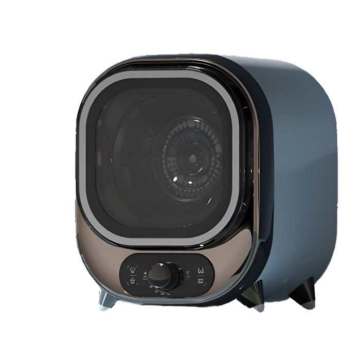 Mini sèche-linge capacité 08 kg stérilisation par lumière bleue silencieux adapté pour mère et bébé 450W 31x39x38CM marron