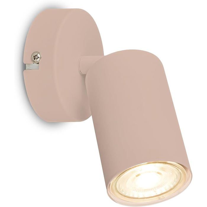 Applique murale intérieure orientable douille GU10 max 9 W applique murale chambre appliques mpe Beige 1 Spot