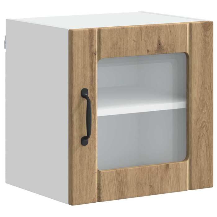 Bois Armoire murale de cuisine 2 pcs Cabinet/Placard/Vitrine rangement Chêne artisanal 40x31x40 cm CC3798