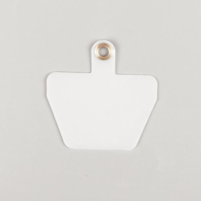Lot De 2 Attaches Métalliques Pour Cordon De Téléphone - Universel, En Acier Inox, Se Glisse Sous La Coque - Permet D'attacher Une Dragonne Ou Sangle - 8