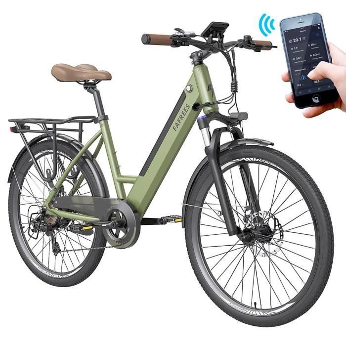 Vélo Électrique FAFREES F26 Pro 26'', Moteur 250 W 25 Km/h, Batterie Amovible 36 V 10 Ah, Shimano 7 Vitesses