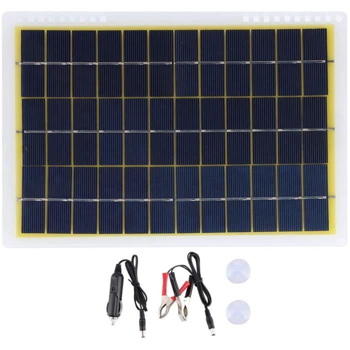 Panneau Solaire 10W avec Ventilateur de Refroidissement, Ensemble de