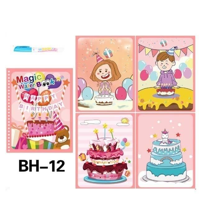 Lot De 3 Livres De Coloriage à L'eau Avec Pinceaux - Thèmes Licorne, Princesse, Monde Marin Pour Enfants 2-6 Ans Coloriage à L'eau