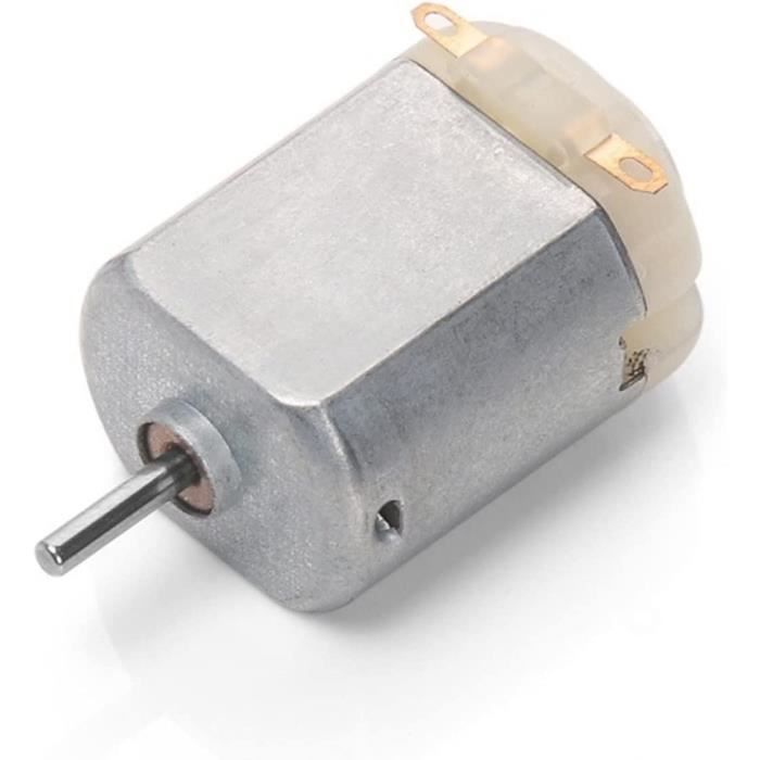 Micro Moteur Solaire Sharprepublic – 2 Pièces Argentées – 3V 4.5V 5V – DIY Science Et Bricolage – 24 X 24 X 12 Mm