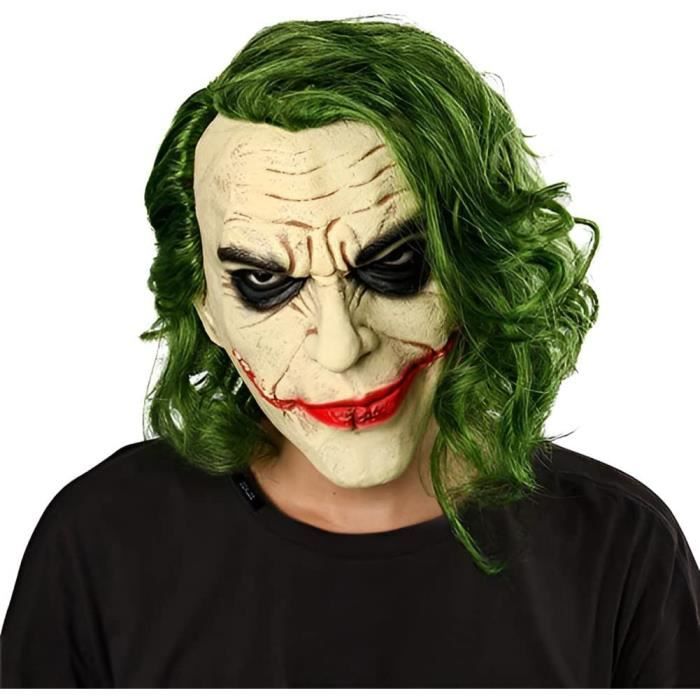 Joker Masque Halloween Masque Réaliste Latex Masques Complets Cosplay Costume Carnaval Mascarade