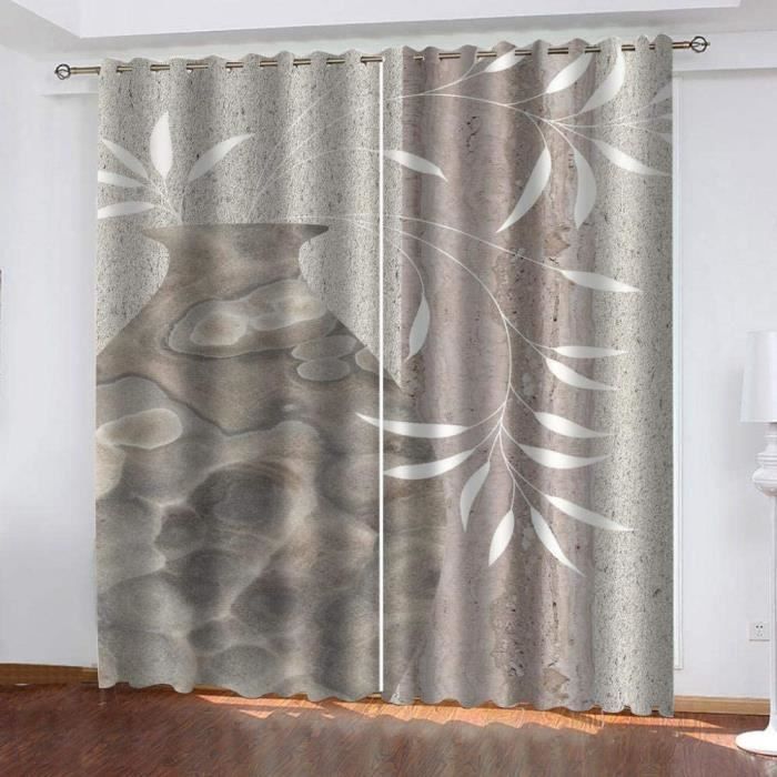 Rideaux Occultants Thermiques Motif Animaux Jungle - Lot De 2 (140x200 Cm), 100% Polyester, Oeillets, Pour Chambre Enfant, Salon - 11
