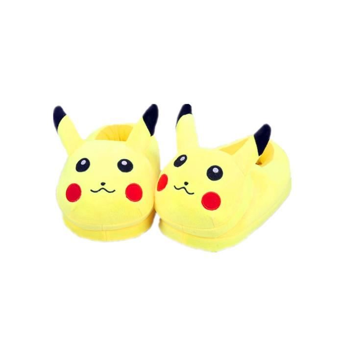 Chaussons Pantoufles Maison Pokemon Go Pikachu Cdiscount