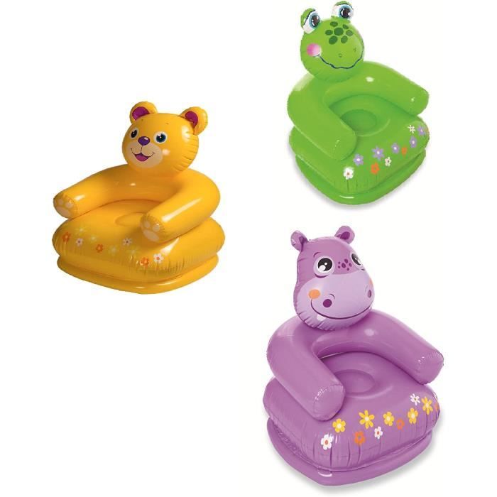 Fauteuil Animal Gonflable Happy Animal Éléphant Pour Enfants - Heures De Plaisir Garanties !