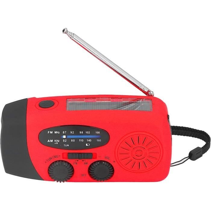 Radio Vintage Portable AM/FM/SW Avec Bluetooth - Haut-parleur 5W - Fonction USB/TF/AUX - Style Rétro Pour La Maison Et L'extérieur - 4
