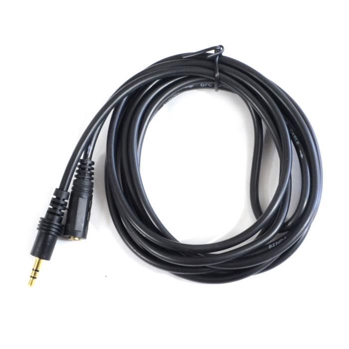Connectique Audio / Vidéo GENERIQUE Câble Rallonge Audio Stéréo