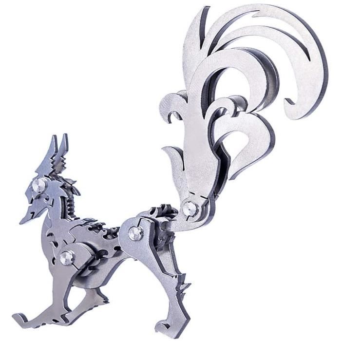 Puzzle 3D en Métal, Maquette Puzzle 3D en Metal au Laser Cut Puzzles, Jouet de Construction pour
