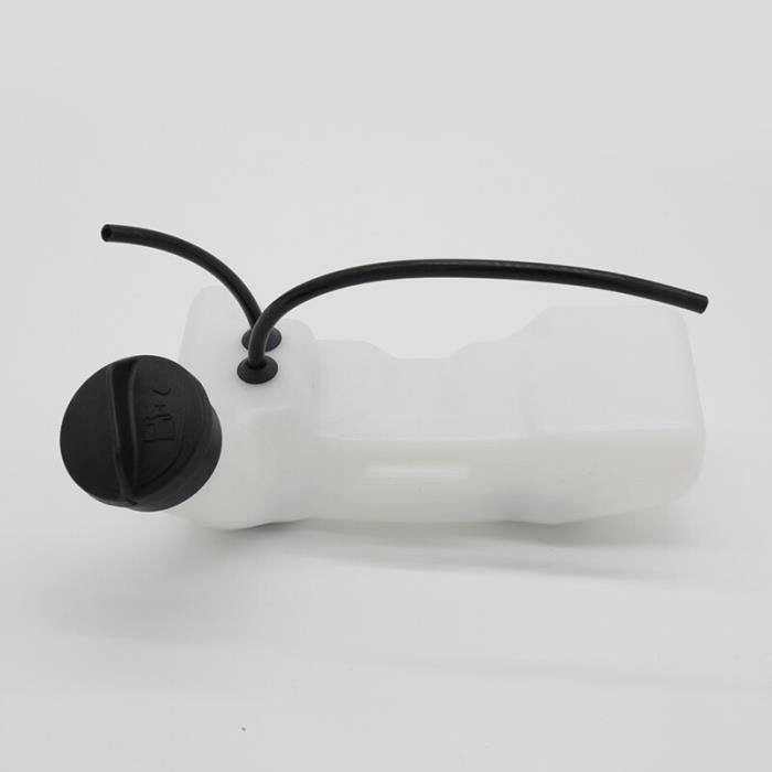 Réservoir Carburant Pour Tondeuse CG430/520 | Pièce Détachée Débroussailleuse | Plastique Résistant | 43CC, 52CC, 47CC | Blanc