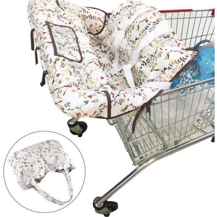 Protege Chariot Pour Bebe Protege Caddie Bebe Et Confortable Housse Caddie Bebe Protection Coussin De Siege Portable Pour Cha 27