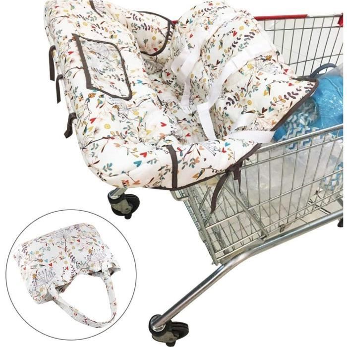 Protège Chariot pour Bébé Protege Caddie Bébé Et Confortable Housse Caddie  Bébé Protection Coussin De Siège Portable pour Cha 27 - Cdiscount Maison