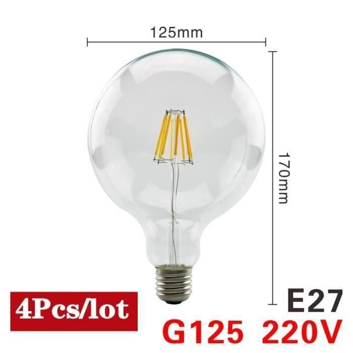 AMPOULE LED,G125 E278WPas deCold whiteAmpoule à LEDs, à Boule de