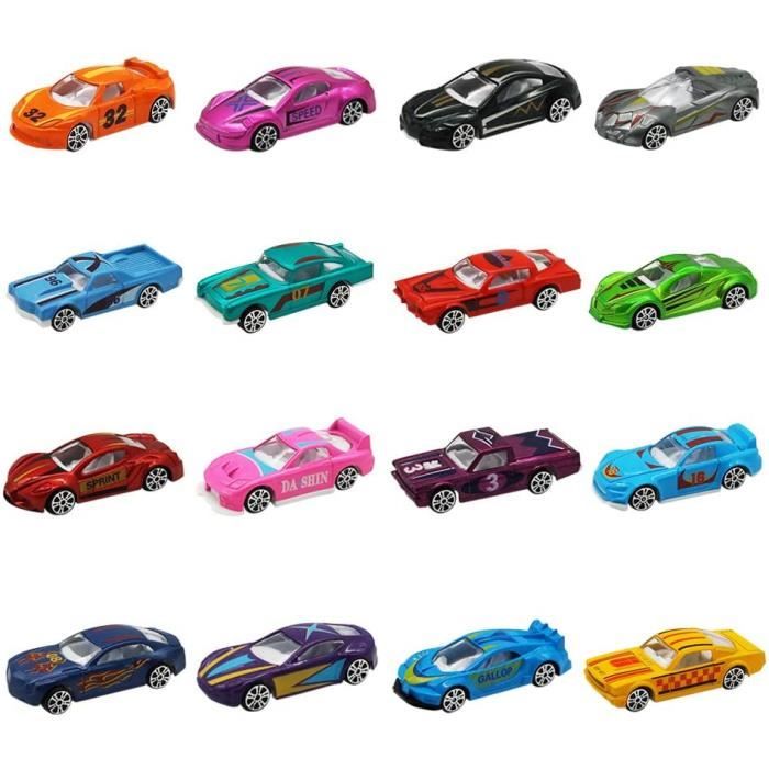 12 Pièces Petites Voitures Jouets Voiture Miniatures Coffret Voiture Jouet  pour Enfants Filles Garçons 2 3 4 Ans et Plus