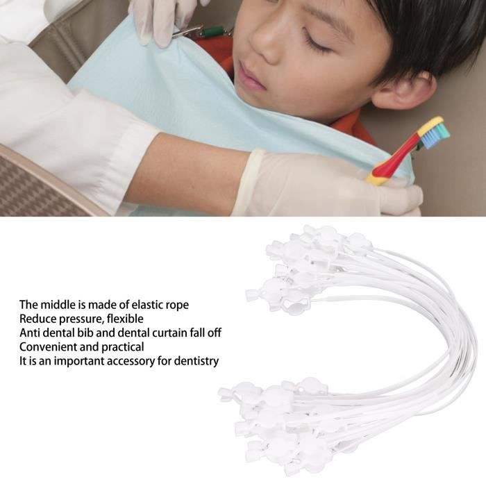 Porte-chaîne De Serviette / Pince à Bavoir Médicale En Acier Inox - Finition Polie - Neuf Pour Dentiste/esthéticienne