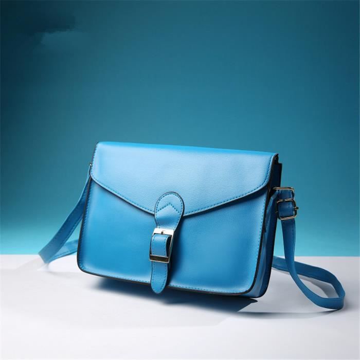 Sac a main bleu sac cabas femme de marque sac bandouliere cuir femme sac a main femme 2018 sac a main De Luxe Femmes Sacs Designer bleu Cdiscount Bagagerie Maroquinerie