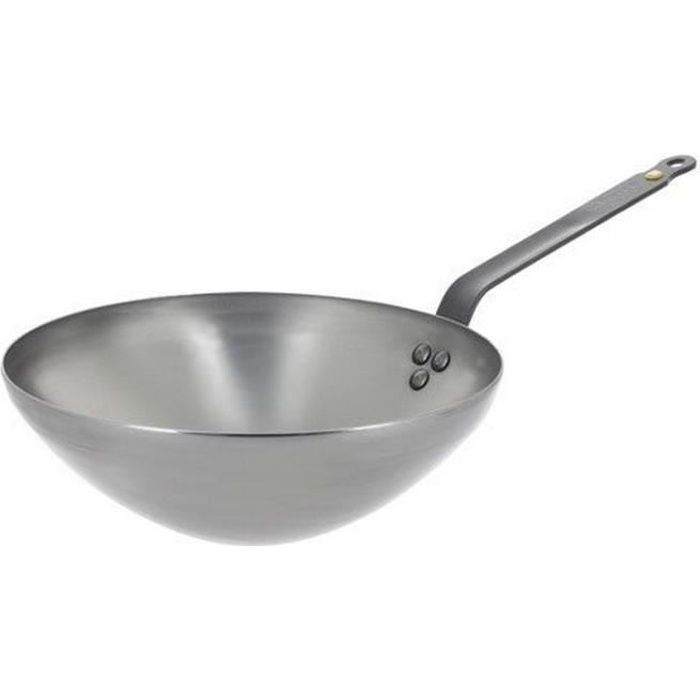 wok en fer 28cm gris - 5618.28 - de buyer