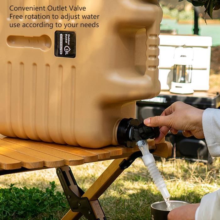 Évier Portable De Camping – Avec Robinet, Réservoir, Pompe à Pied Et Distributeur De Savon, Neuf