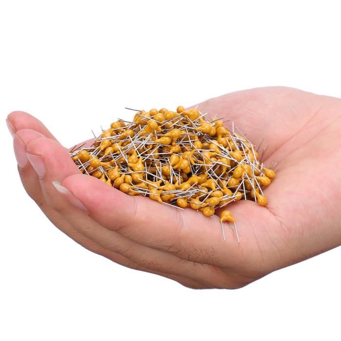10 Valeurs 650 Pièces Kit D'assortiment De Haute Qualité En Céramique Condensateurs De Capacité