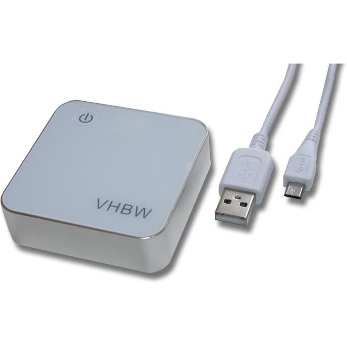 BATTERIE EXTERNE 10000mAh AVEC CÂBLES INTEGRES - USB C - CHARGE RAPIDE