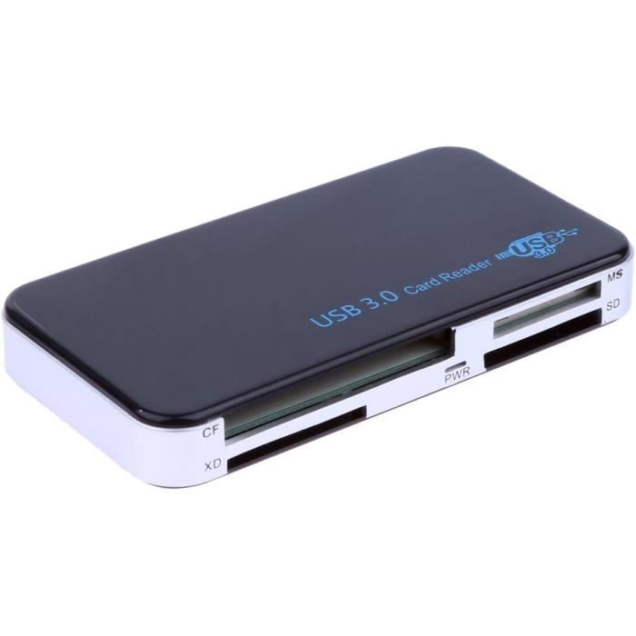 Hub USB 3.0 à 3 Ports Type‑C MS M2 Lecteur de Carte Mémoire Multi-en-1