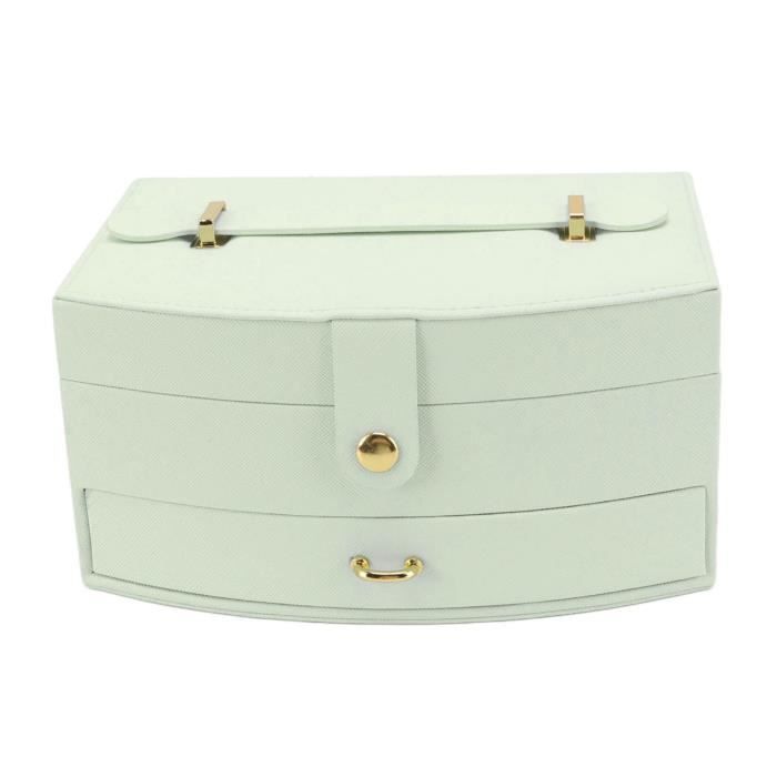 ESTINK Jewelry Display Holder Box, Beautiful PU Leather 2 Layers