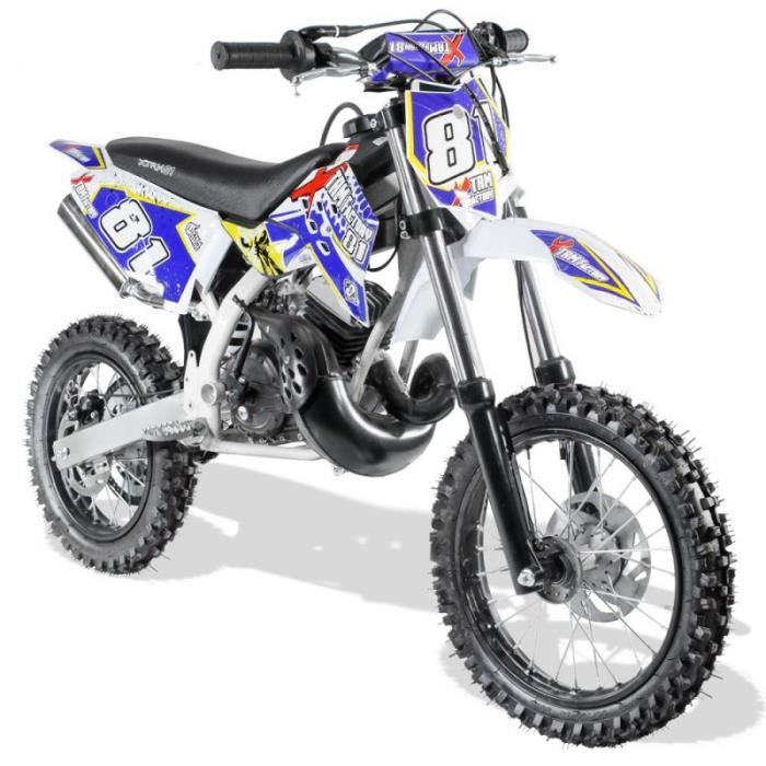 MOTO CROSS 50cc Enfant Sport 12/14 sans montage et mise en routesans montage et mise en