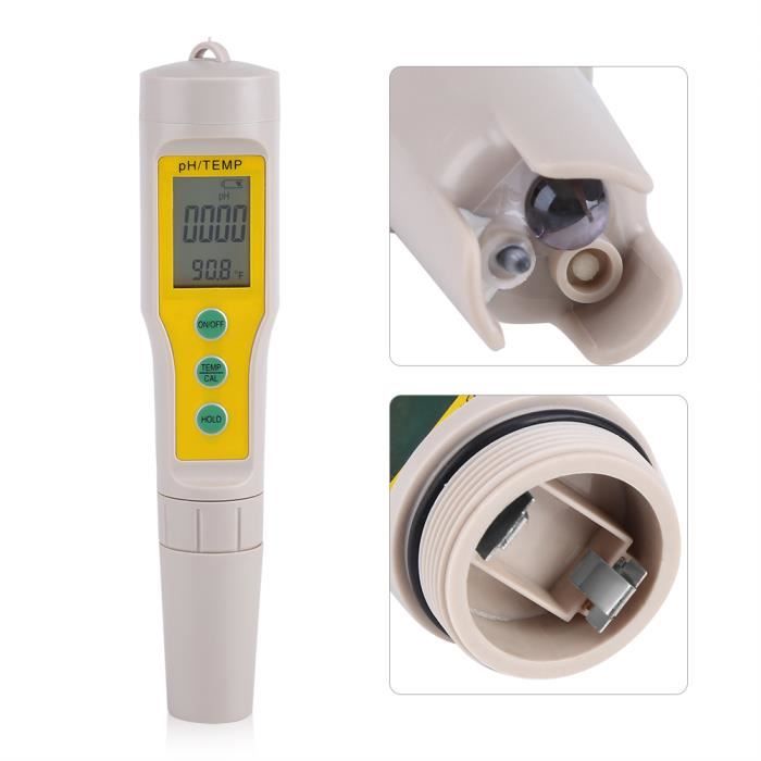 YOSOO Testeur de pH portable Testeur de PH-Mètre pour Culture