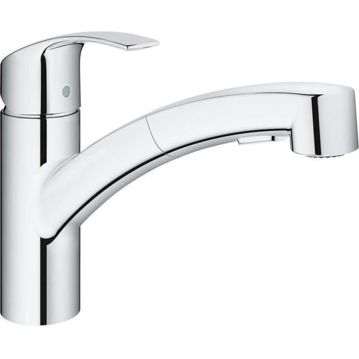 Grohe Eurosmart Mitigeur évier avec Douchette, Chrome (30305001)