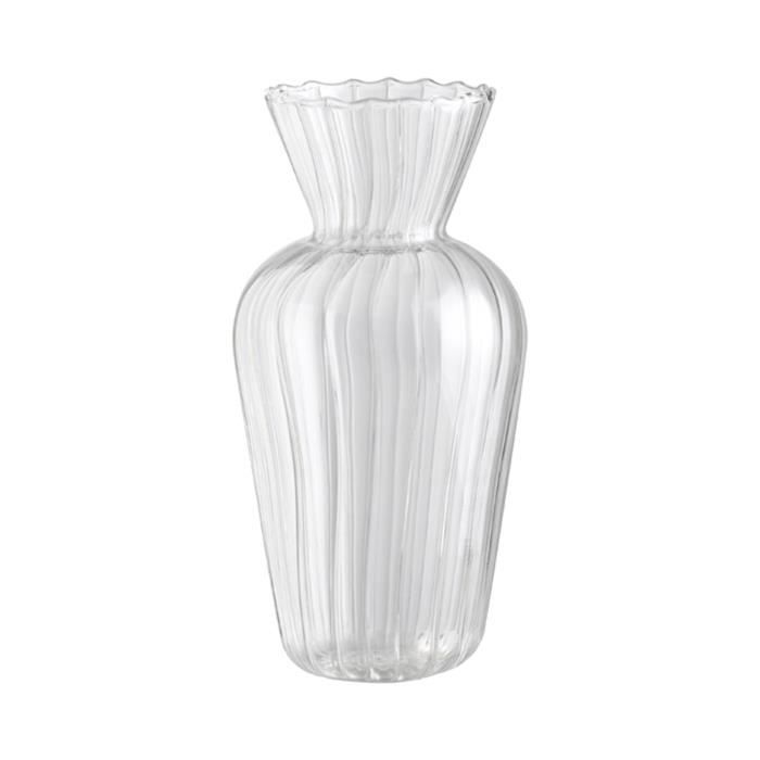 Vase à fleur en verre cristal vases transparents 5x15cm - Cdiscount Maison