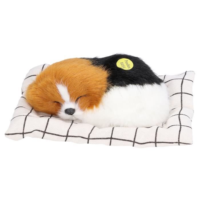 HURRISE Peluche Chien Dormeur qui Fait du Bruit Jouet Chien Peluche Simulation Cadeau Enfant