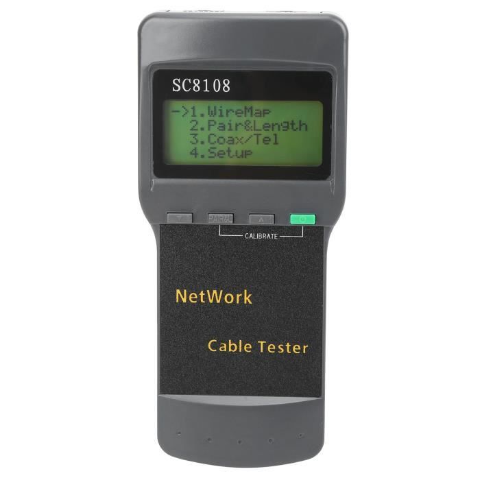 Testeur de réseau sans fil Portable RJ45, testeur numérique LCD