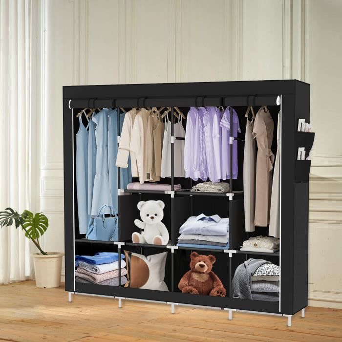 Armoire de rangement GOLDCMN PENDERIE SOUPLE Penderie dressing en