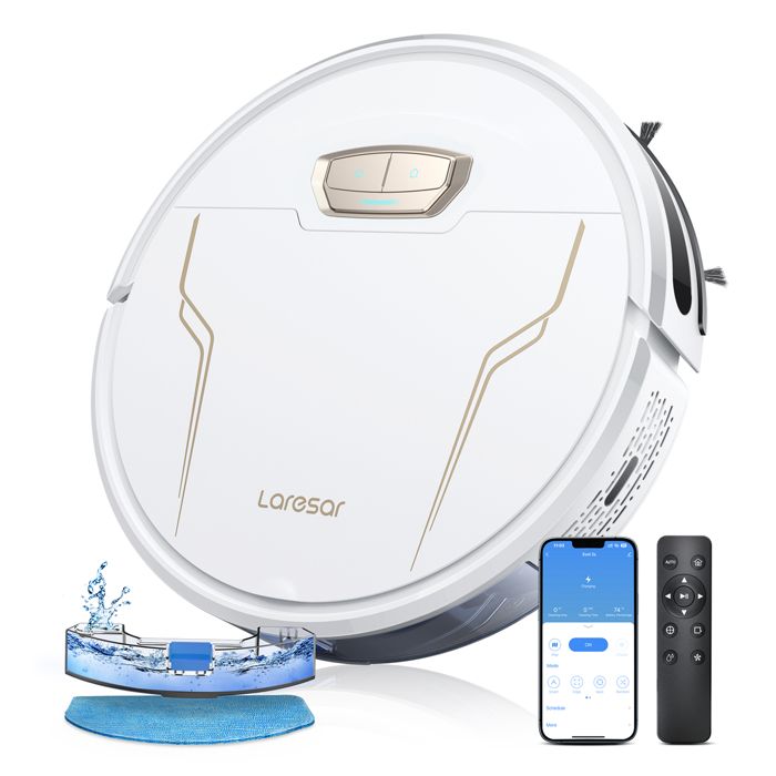 Aspirateur Robot LaveurLaresar Evol 3S4500PaUltraFin Silencieux