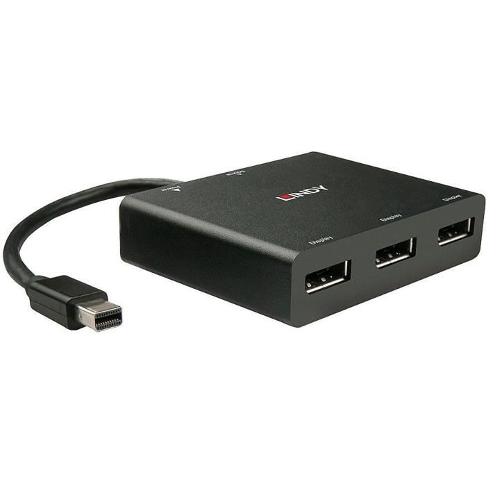 LINDY Hub MST Mini DisplayPort vers DisplayPort 1.2 - 3 Ports